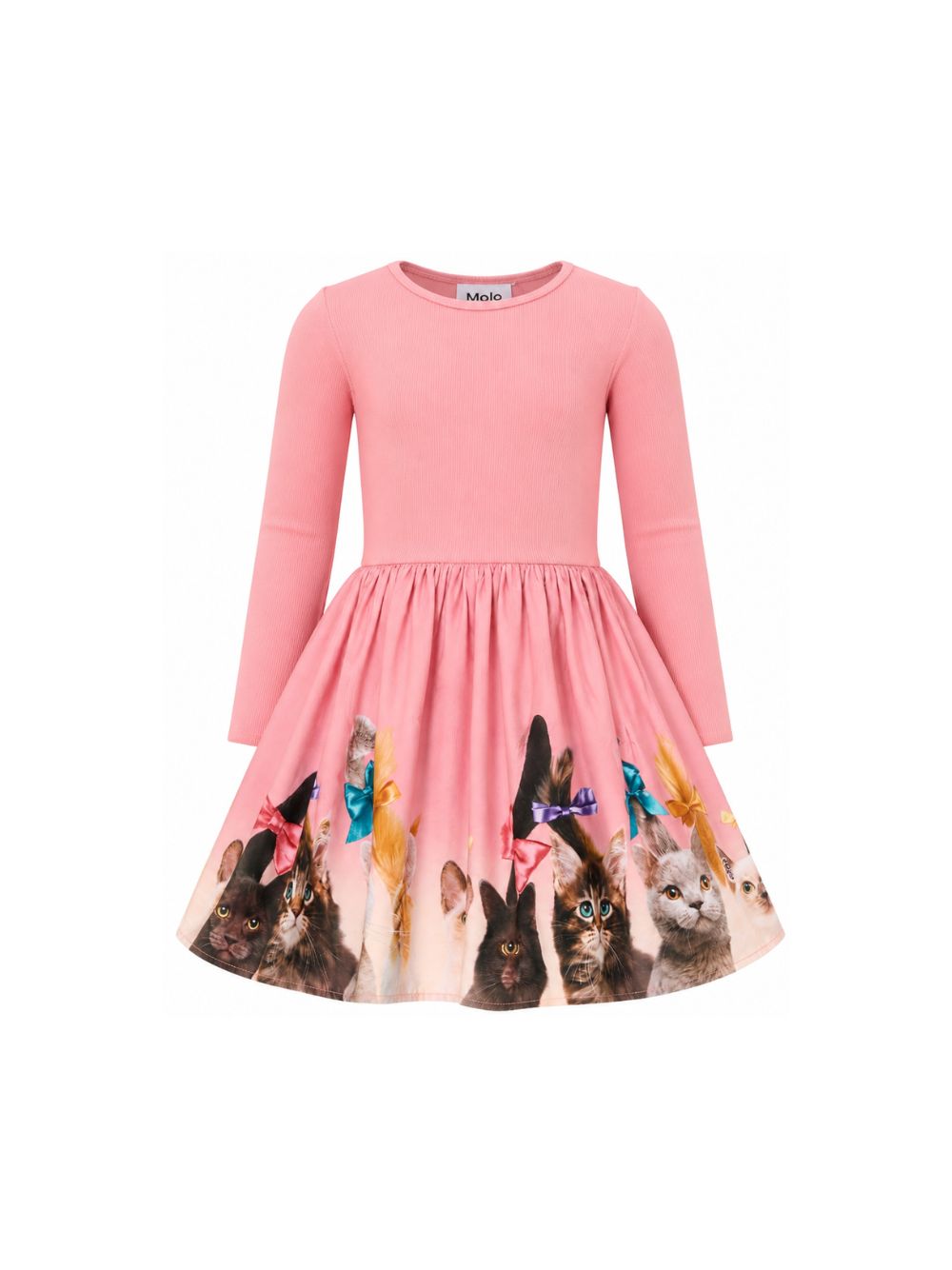 Abito per bambina Molo Kids rosa con stampa grafica 2W26E203 5616 MOLO KIDS 