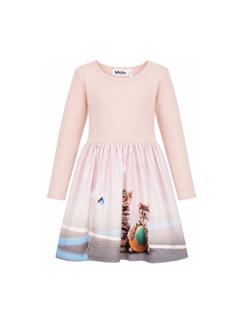Abito per bambina Molo Kids rosa con stampa grafica animali 2W26E207 5799 MOLO KIDS 