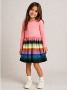 Abito per bambina Molo Kids multicolor con gonna a righe 2W26E209 5762 MOLO KIDS 