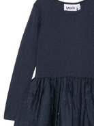 Abito per bambina Molo Kids blu navy con stampa grafica 2W26E209 5794 MOLO KIDS 