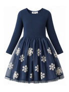 Abito per bambina Molo Kids blu navy con paillettes 2W26E210 5754 MOLO KIDS 