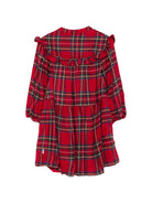 Abito per bambina Molo Kids rosso con design tartan 2W26E228 5778 MOLO KIDS 