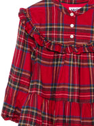 Abito per bambina Molo Kids rosso con design tartan 2W26E228 5778 MOLO KIDS 