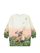 Abito per bambina Molo Kids multicolore con stampa animali 2W26E236 5791 MOLO KIDS 