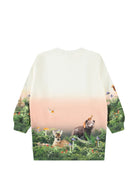 Abito per bambina Molo Kids multicolore con stampa animali 2W26E236 5791 MOLO KIDS 