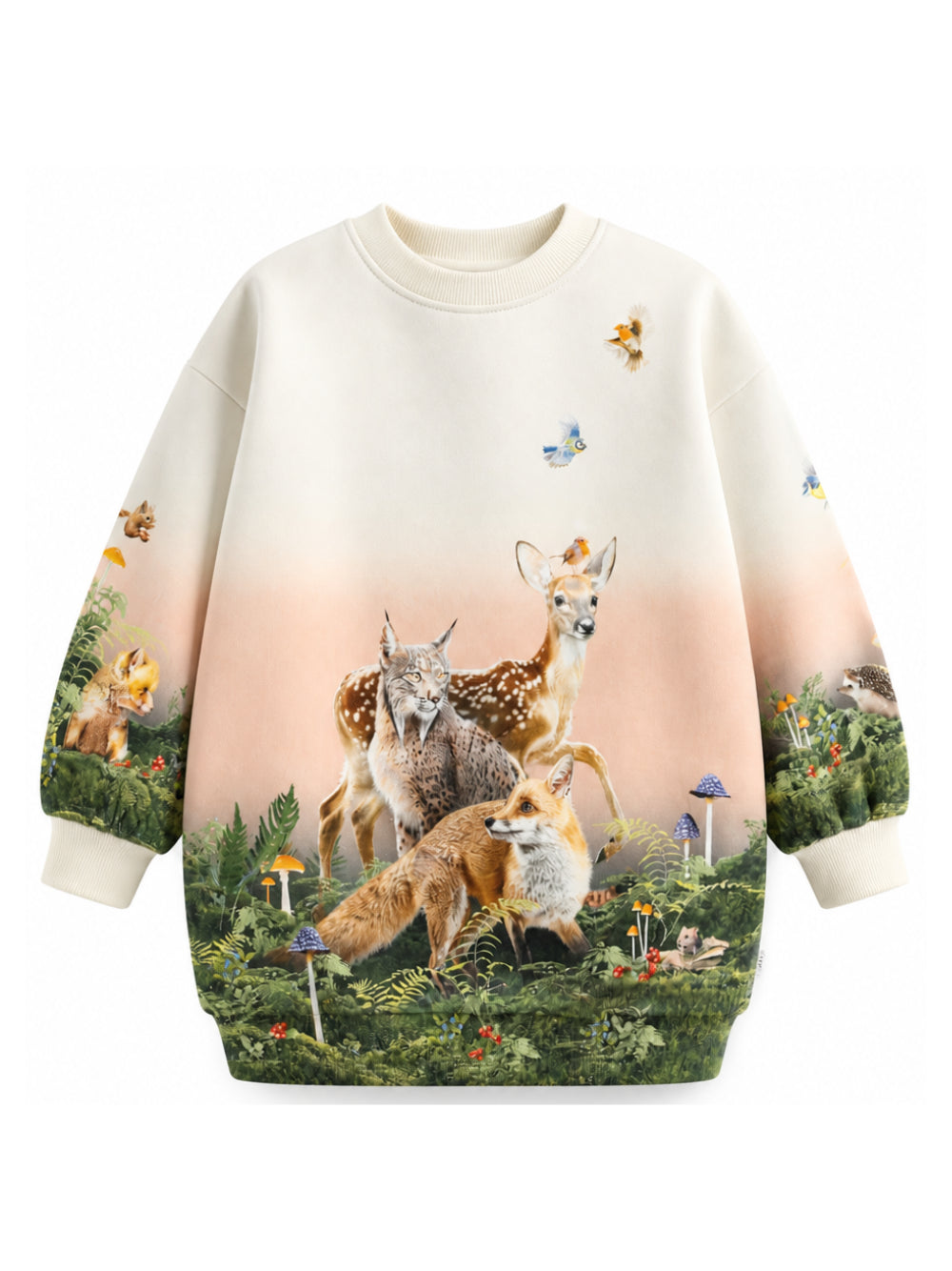 Abito per bambina Molo Kids multicolore con stampa animali 2W26E236 5791 MOLO KIDS 