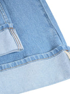 Pantaloni per bambina Molo Kids denim con gamba ampia 2W26I112 5846 MOLO KIDS 