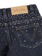 Jeans per bambina Molo Kids denim con decorazione con strass 2W26I113 5861 MOLO KIDS 