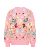 Felpa per bambina Molo Kids rosa con stampa grafica sul davanti 2W26J202 5776 MOLO KIDS 