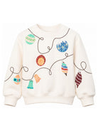 Felpa per bambini Molo bianca con stampa grafica 2W26J203 5774 MOLO KIDS 