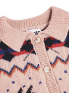 Cardigan per bambina Molo Kids rosa con motivo cavallo 2W26K308 5724 MOLO KIDS 