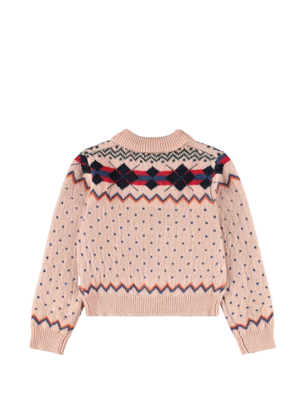 Cardigan per bambina Molo Kids rosa con motivo cavallo 2W26K308 5724 MOLO KIDS 