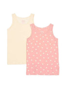 Set 2 t-shirt per bambina Molo Kids rosa/panna con stampa grafica 2W26Q801 5873 MOLO KIDS 
