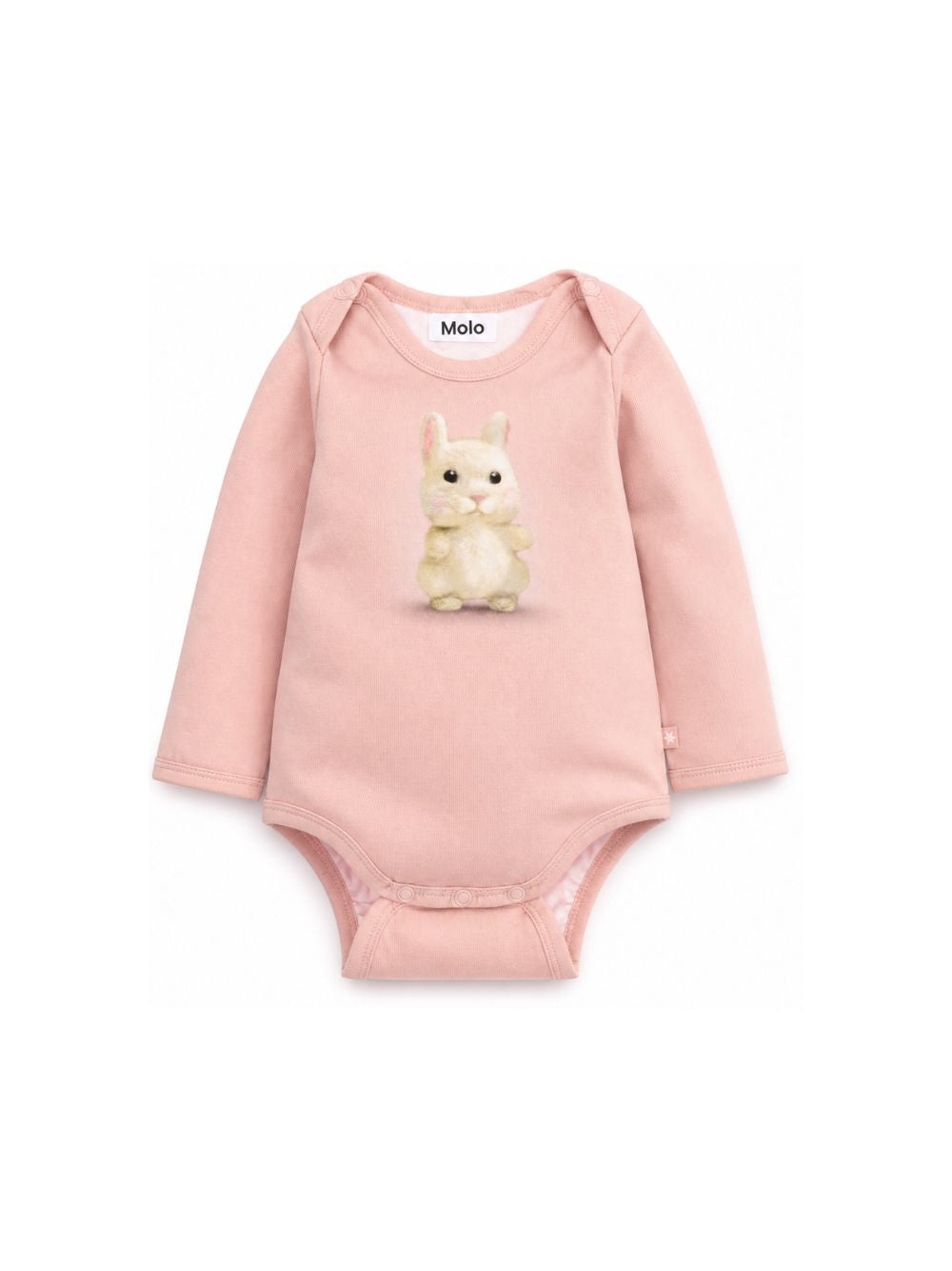 Tutina per neonata Molo Kids rosa con stampa grafica sul davanti 4W26B205 5783 MOLO KIDS 