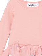 Abito per neonata Molo rosa con gonna con stampa grafica 4W26E207 5768 MOLO KIDS 