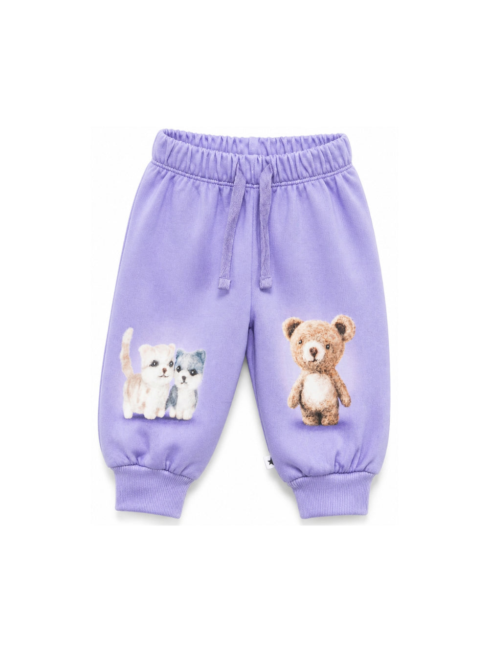 Pantatuta per neonata Molo Kids viola con vita elasticizzata 4W26I201 5783 MOLO KIDS 