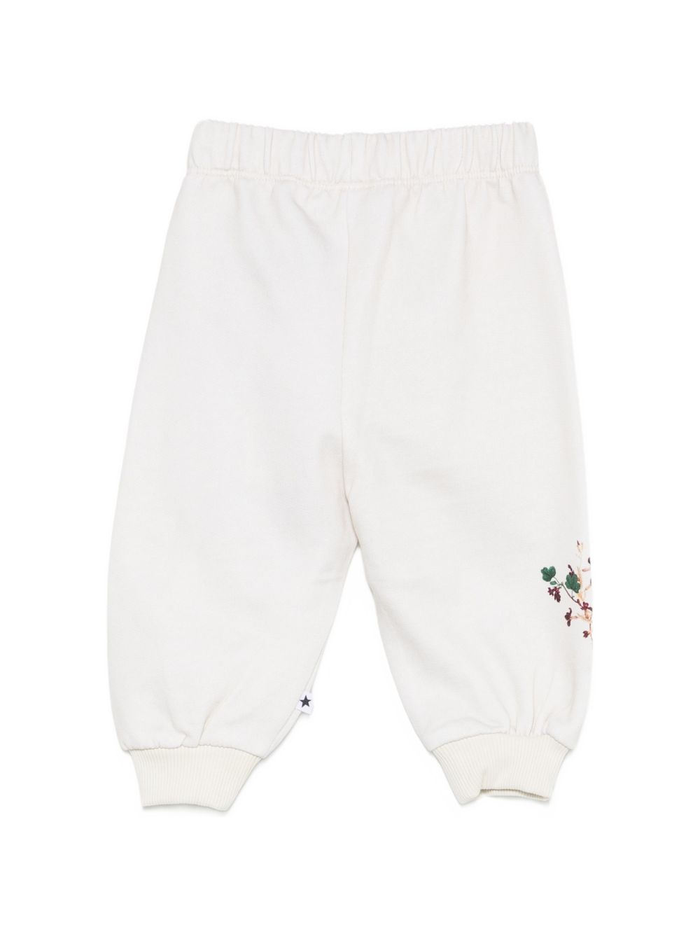 Pantaloni sportivi per neonata Molo Kids bianca con stampa grafica 4W26I201 5787 MOLO KIDS 
