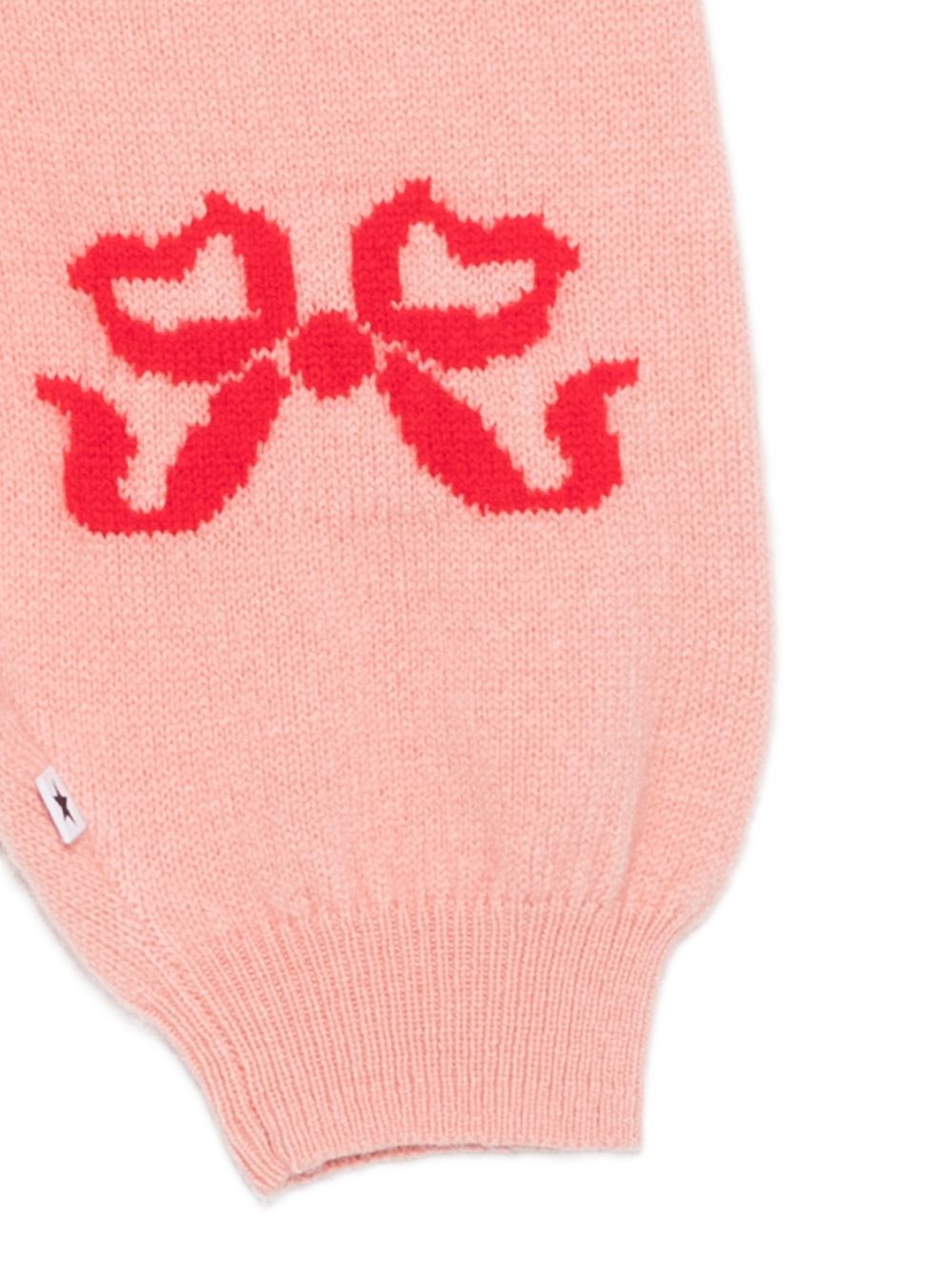 Pantaloni per neonata Molo rosa con motivo a intarsio 4W26I212 5724 MOLO KIDS 
