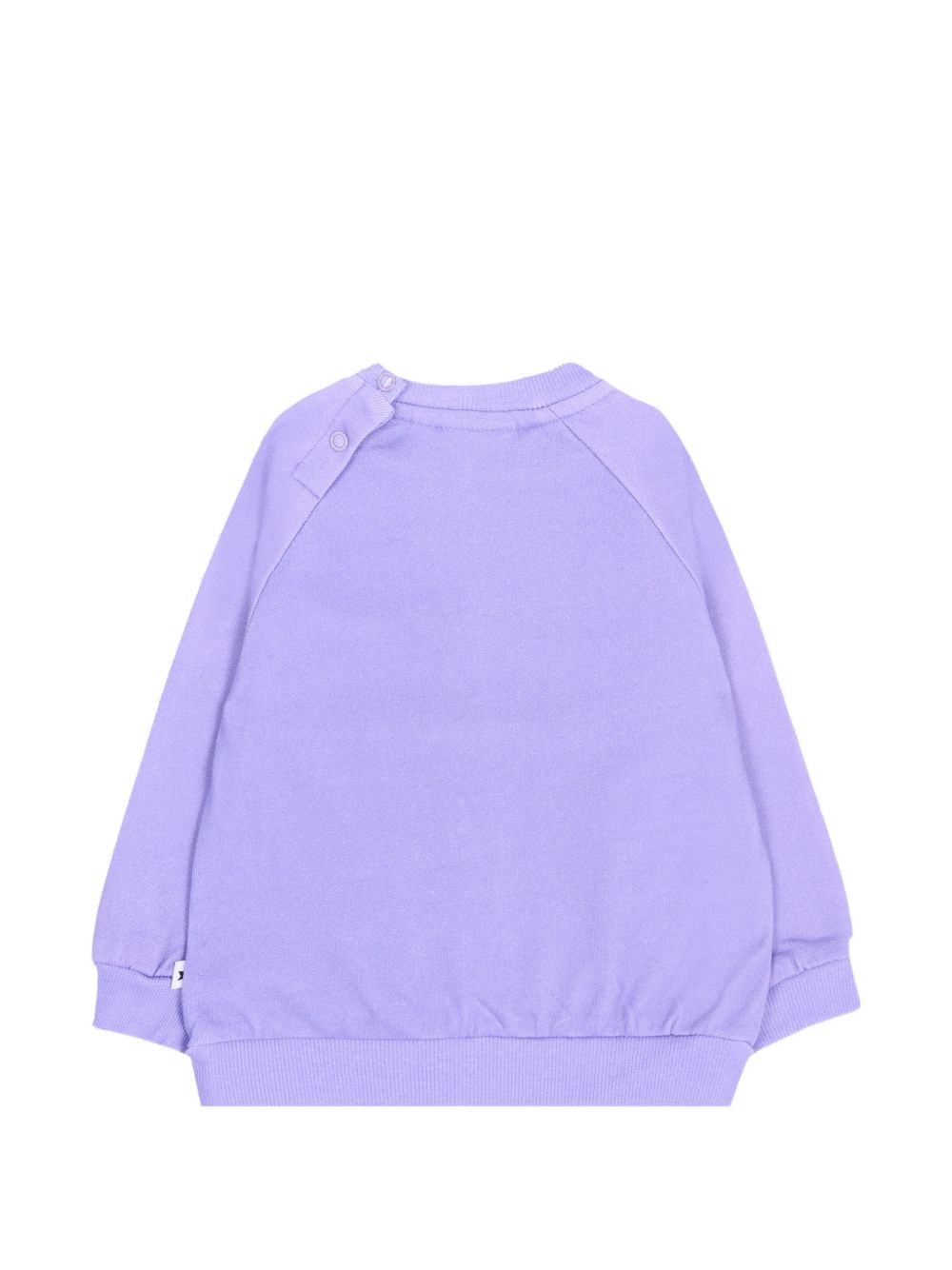 Felpa pe rneonata Molo Kids viola con stampa coniglietto sul davanti 4W26J201 5783 MOLO KIDS 