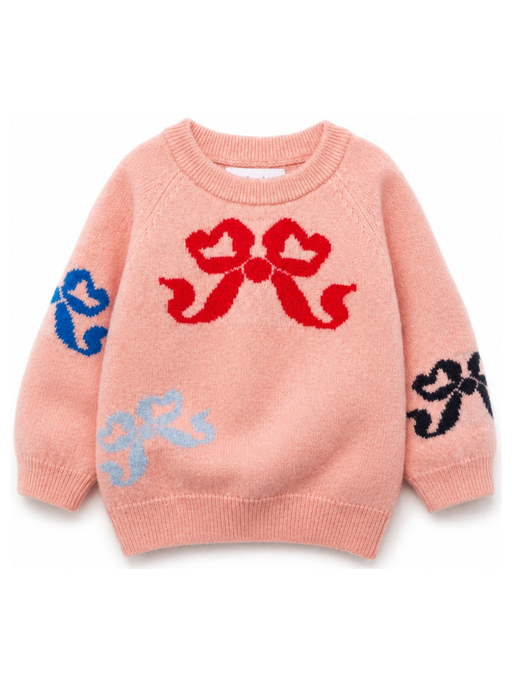 Maglione per neonata Molo rosa con motivo a intarsio 4W26K203 5724 MOLO KIDS 