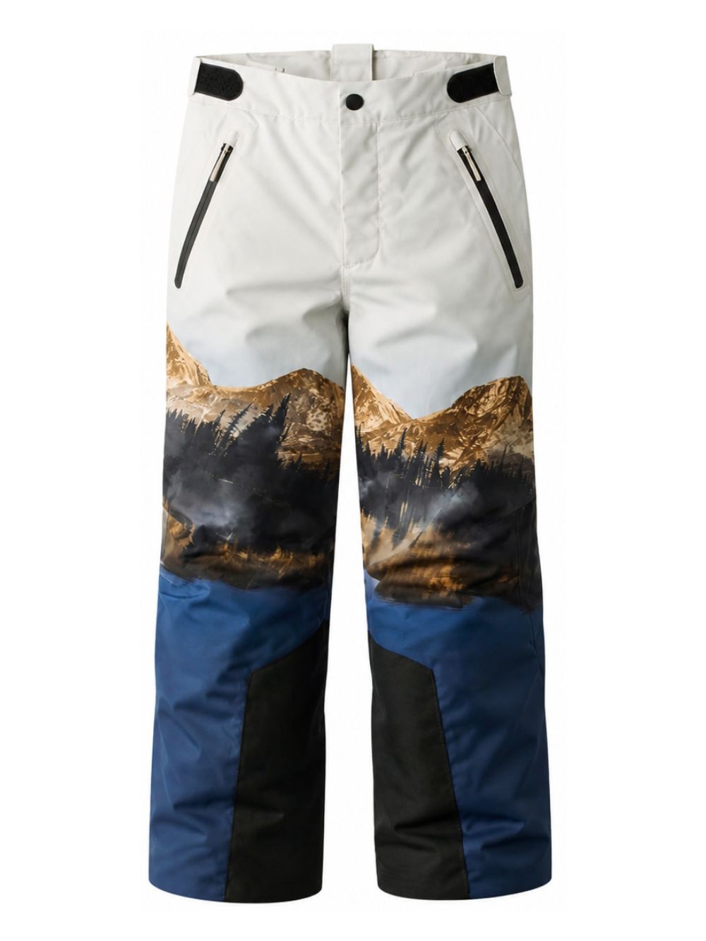 Pantaloni da neve per bambini Molo Kids multicolore con stampa paesaggio 5W26I103 5709 MOLO KIDS 