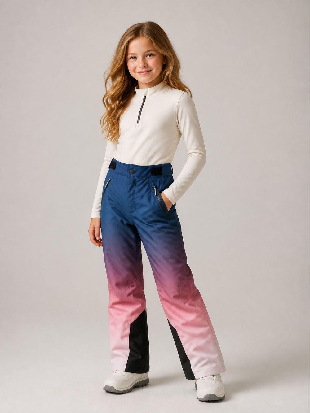 Pantaloni da neve per bambina Molo Kids multicolore con effetto sfumato 5W26I103 5711 MOLO KIDS 