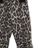Pantalone per bambina Molo Kids marrone con stampa leopardata 5W26I103 9783 MOLO KIDS 