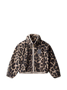 Giubbino per bambina Molo Kids marrone con stampa leopardata 5W26L203 9783 MOLO KIDS 