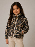 Giubbino per bambina Molo Kids marrone con stampa leopardata 5W26L203 9783 MOLO KIDS 