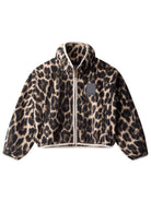 Giubbino per bambina Molo Kids marrone con stampa leopardata 5W26L203 9783 MOLO KIDS 