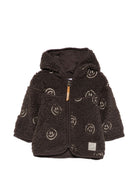 Giubbino per neonato Molo Kids marrone con ricamo smile 5W26L207 3515 MOLO KIDS 