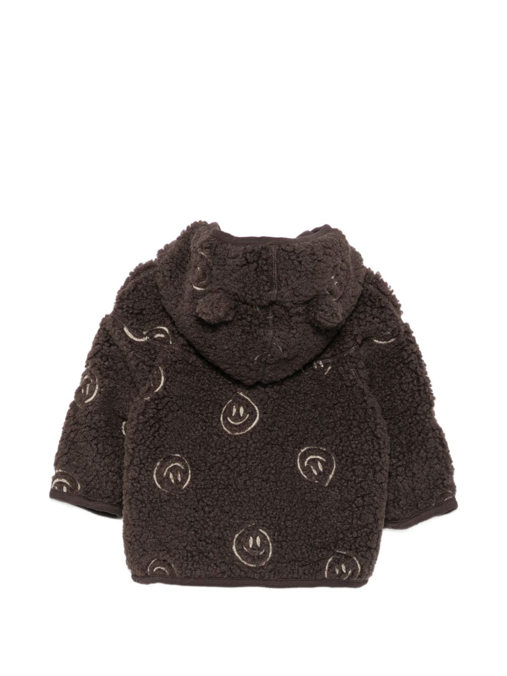 Giubbino per neonato Molo Kids marrone con ricamo smile 5W26L207 3515 MOLO KIDS 