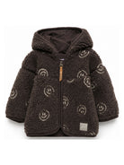 Giubbino per neonato Molo Kids marrone con ricamo smile 5W26L207 3515 MOLO KIDS 