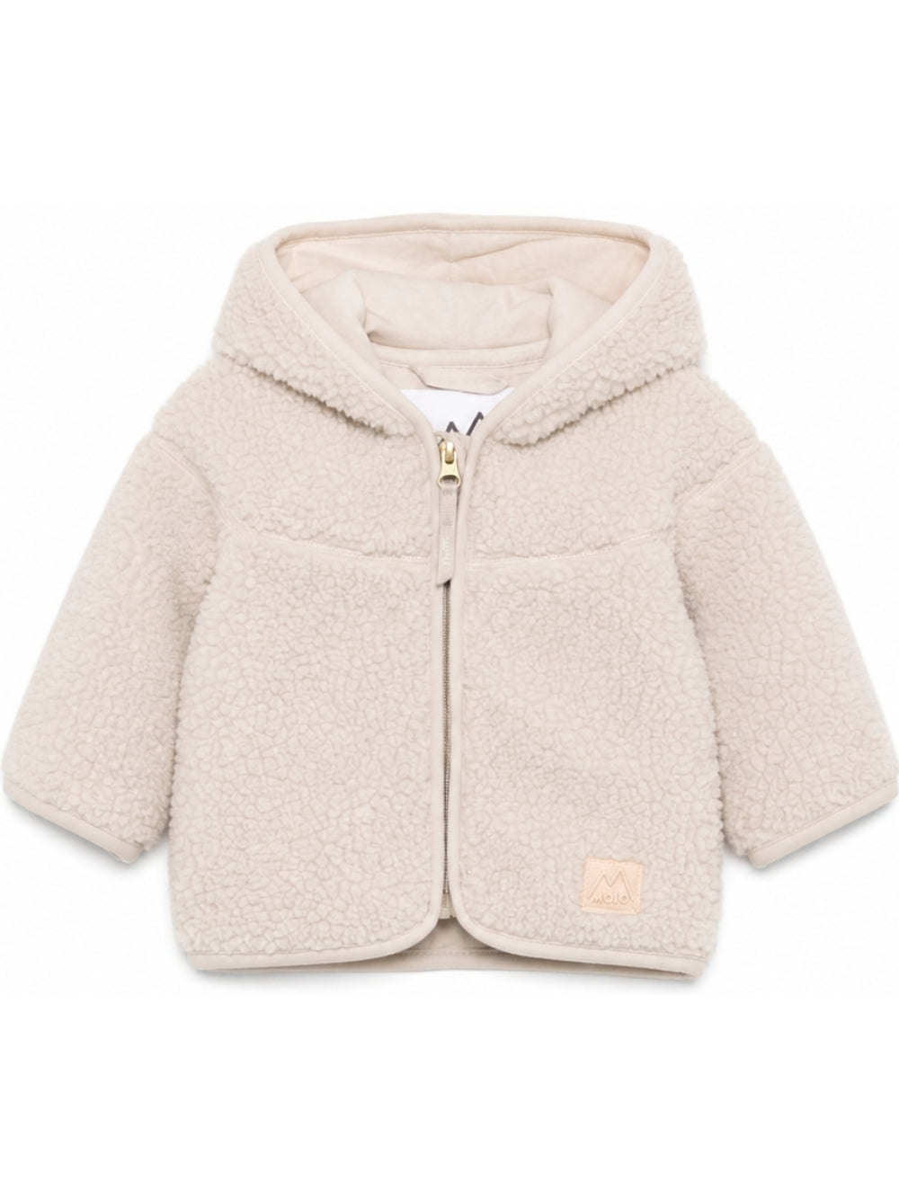 Giubbino per neonati Molo beige con effetto lana 5W26L207 5645 MOLO KIDS 