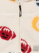 Giubbino per bambino Molo Kids bianco con stampa grafica all-over 5W26L207 6077 MOLO KIDS 