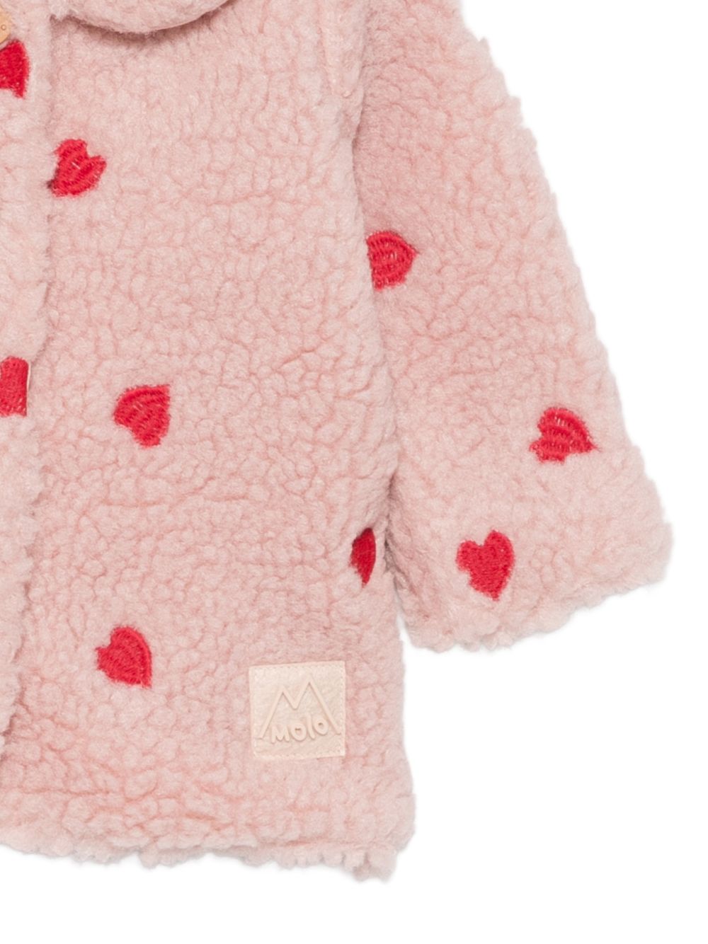 Giubbino per neonata Molo Kids rosa chiaro con ricamo a fiori 5W26L210 3480 MOLO KIDS 