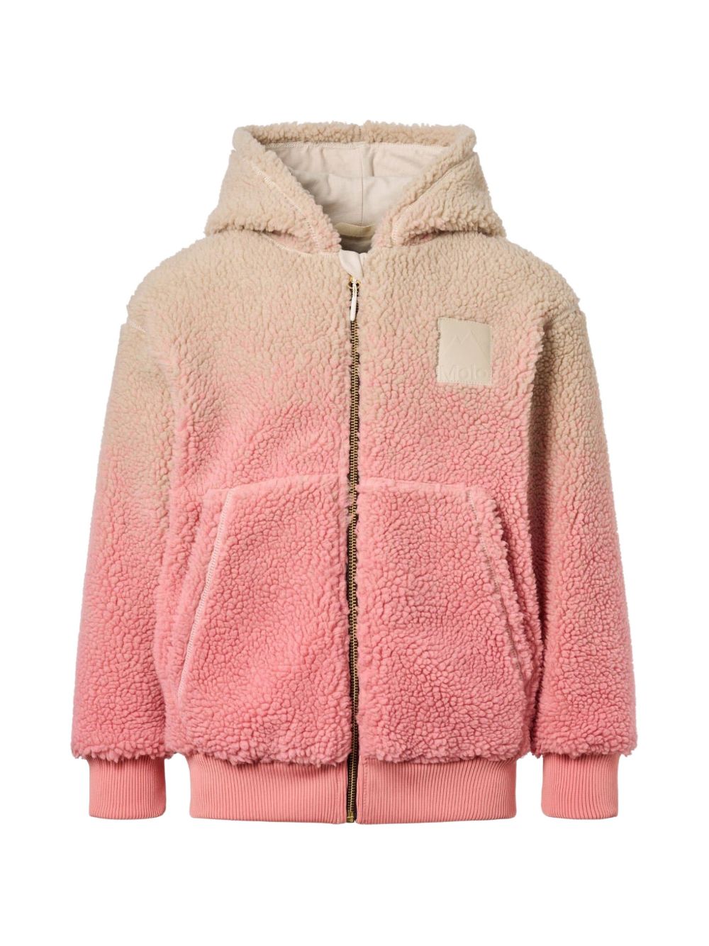 Giubbino per bambina Molo Kids rosa con applicazione logo 5W26L301 5711 MOLO KIDS 