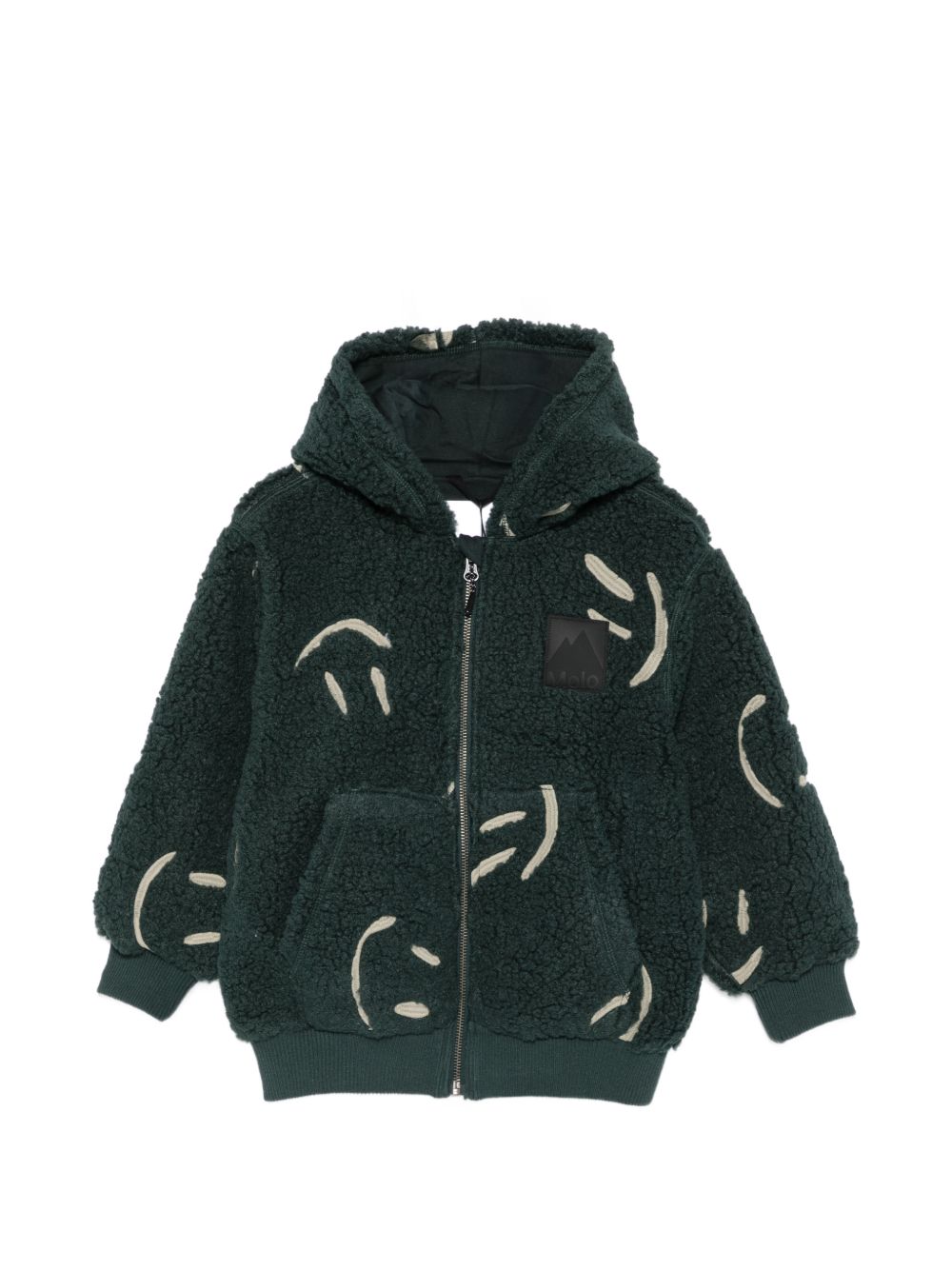 Giubbino per bambino Molo Kids verde scuro con cappuccio 5W26L301 6252 MOLO KIDS 