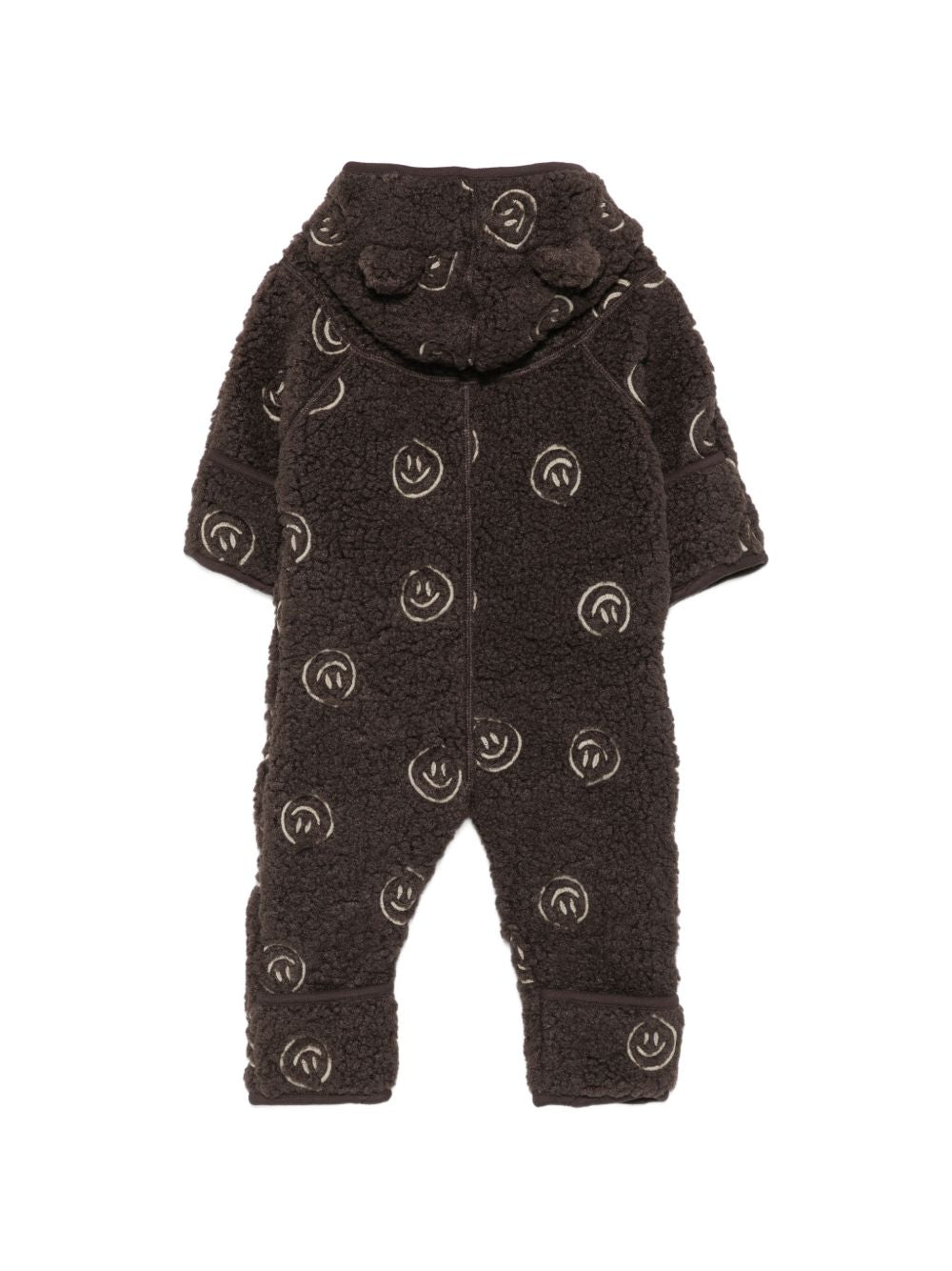 Tutina per neonato Molo Kids grigio con stampa smile all-over 5W26L302 3515 MOLO KIDS 