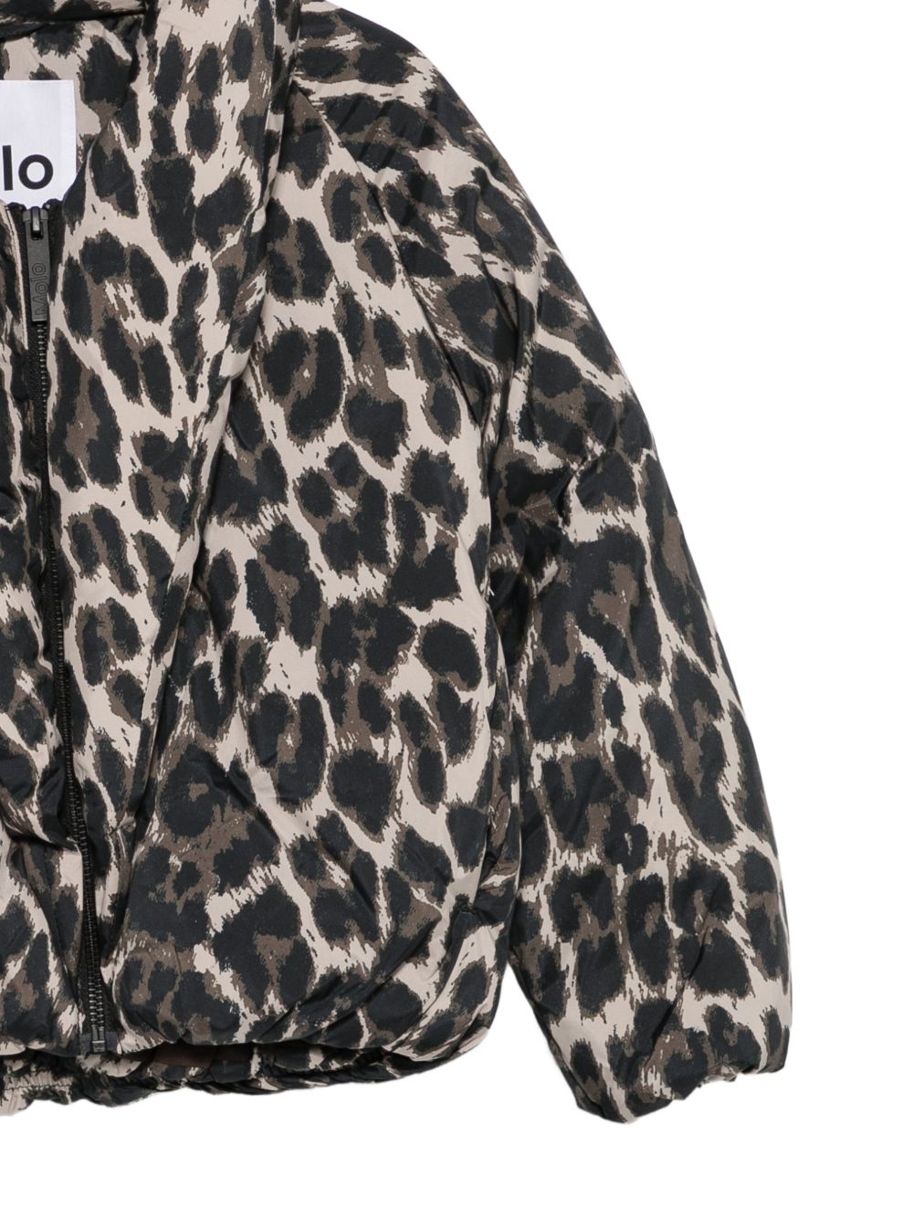 Giubbino per bambina Molo Kids multicolore con stampa leopardata 5W26M308 9783 MOLO KIDS 