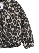 Giubbino per bambina Molo Kids multicolore con stampa leopardata 5W26M308 9783 MOLO KIDS 