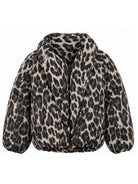 Giubbino per bambina Molo Kids multicolore con stampa leopardata 5W26M308 9783 MOLO KIDS 