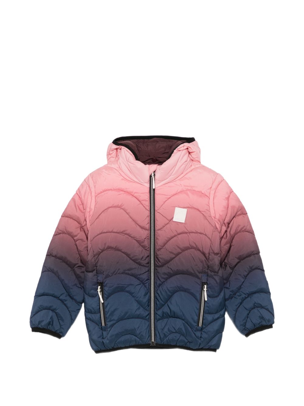 Giubbino per bambino Molo Kids multicolore con patch logo sul petto 5W26M311 5711 MOLO KIDS 