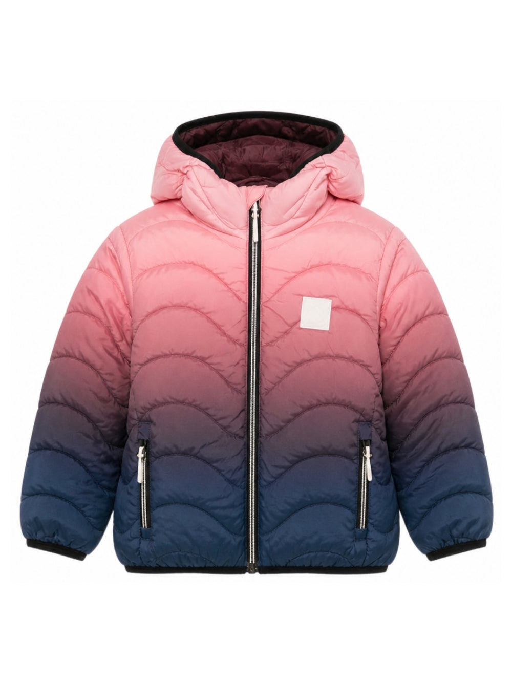 Giubbino per bambino Molo Kids multicolore con patch logo sul petto 5W26M311 5711 MOLO KIDS 