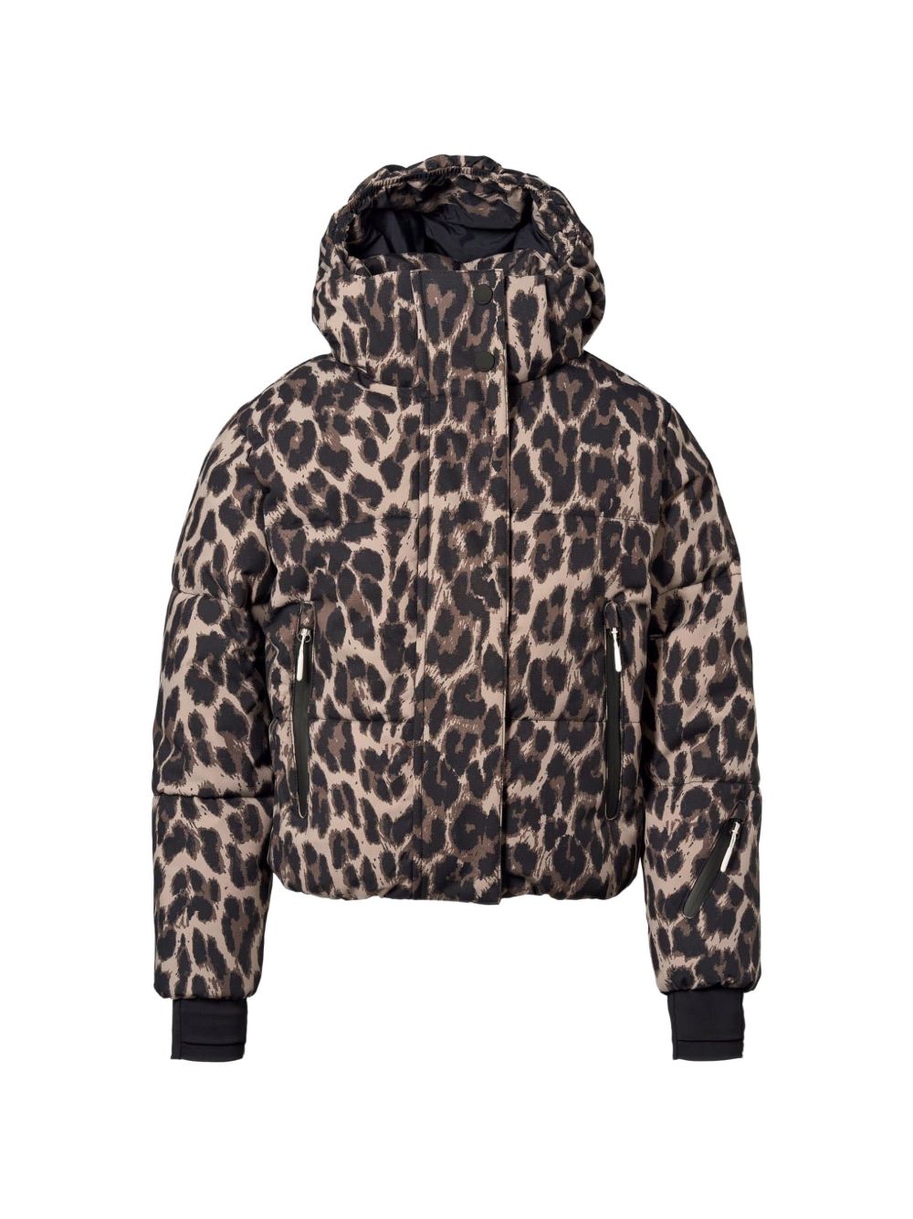 Giubbino per bambina Molo Kids marrone con stampa animalier 5W26M322 9783 MOLO KIDS 
