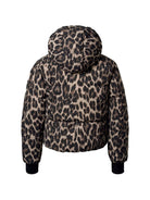 Giubbino per bambina Molo Kids marrone con stampa animalier 5W26M322 9783 MOLO KIDS 