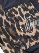 Giubbino per bambina Molo Kids marrone con stampa animalier 5W26M322 9783 MOLO KIDS 