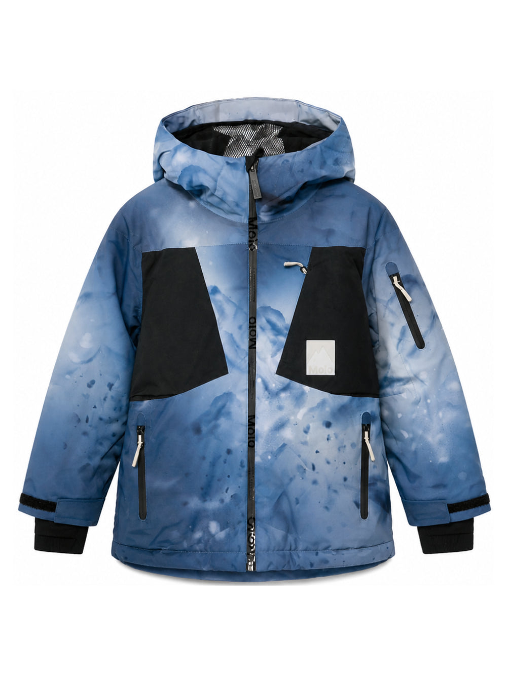 Giubbino per bambino Molo Kids multicolor con stampa grafica alpina 5W26M324 5708 MOLO KIDS 