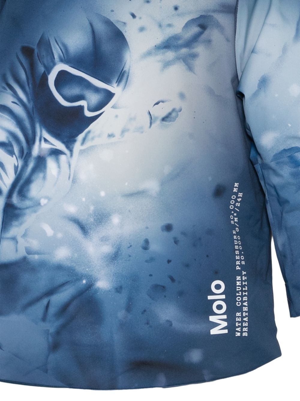 Giubbino per bambino Molo Kids multicolor con stampa grafica alpina 5W26M324 5708 MOLO KIDS 