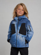 Giubbino per bambino Molo Kids multicolor con stampa grafica alpina 5W26M324 5708 MOLO KIDS 